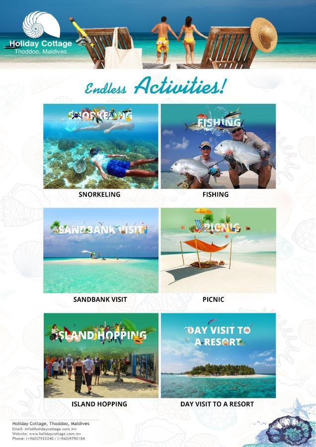 Holiday Cottage Thoddoo, Maldives Екстериор снимка