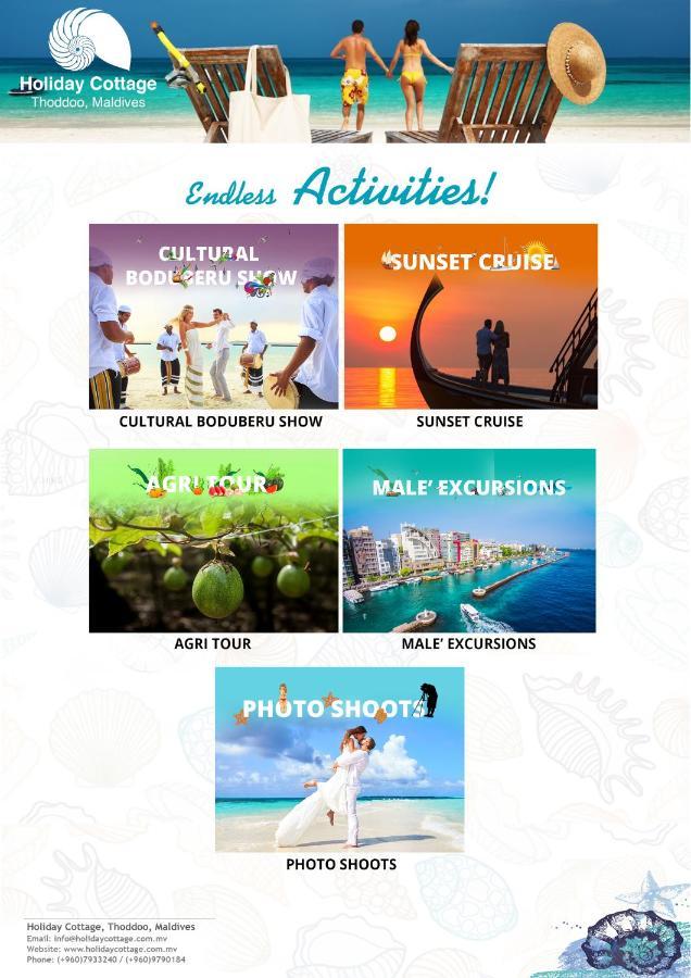 Holiday Cottage Thoddoo, Maldives Екстериор снимка
